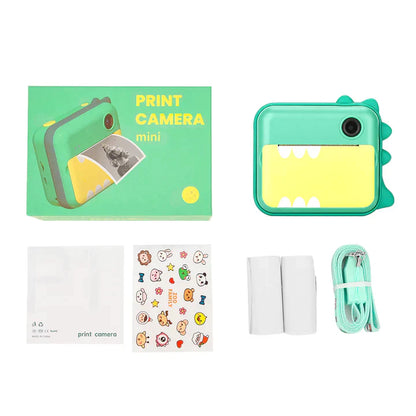 Children's Instant Print HD Camera – Dual 1080p & Fun Design